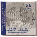 2010 - 5 Euro FDC 100° Anniversario Confindustria